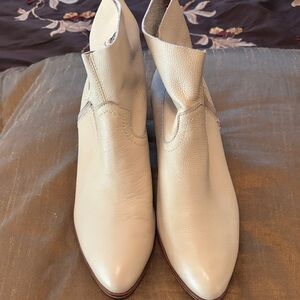Chic Cream Ankle Booties
